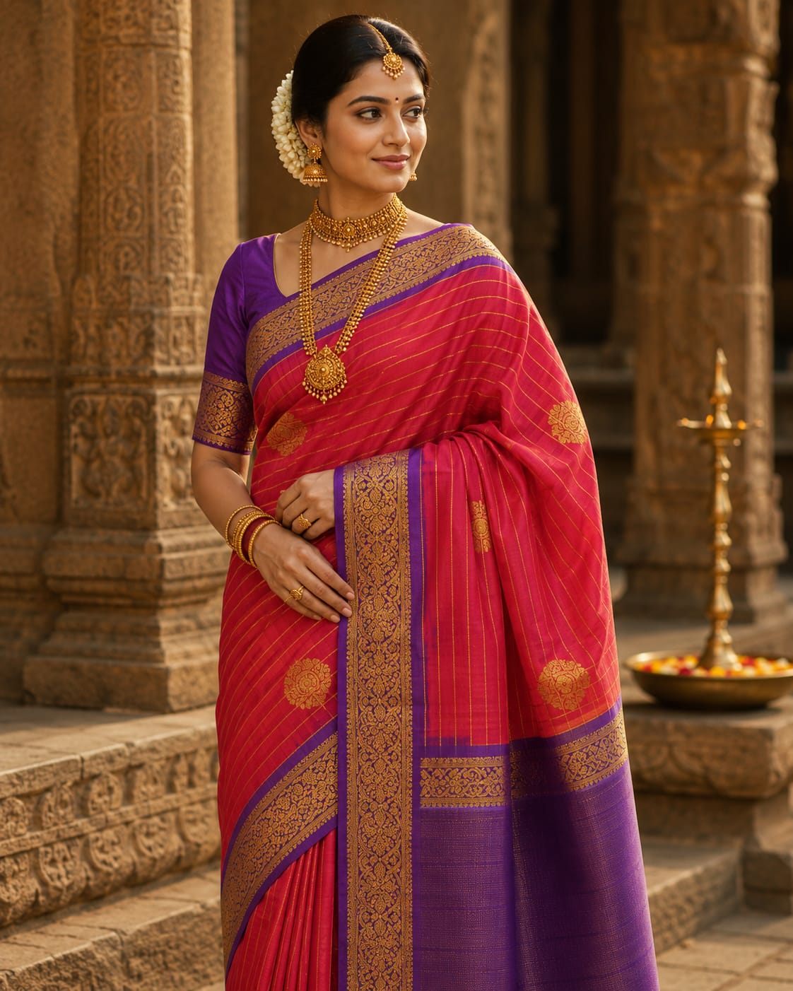 Half Silk Saree