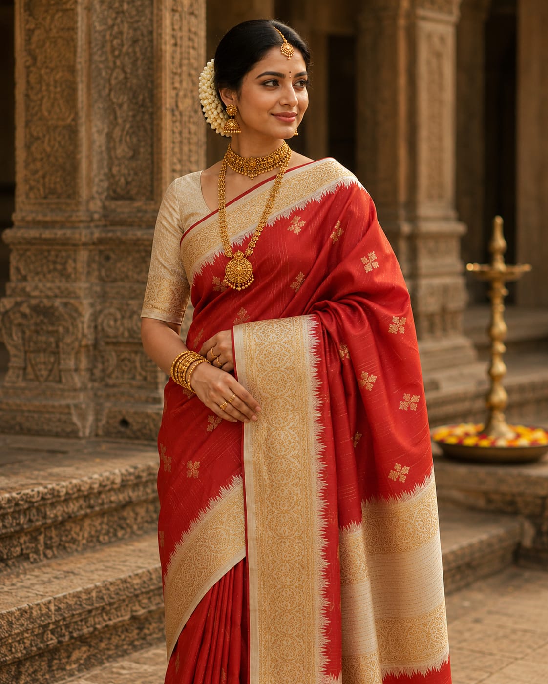 Half Silk Saree