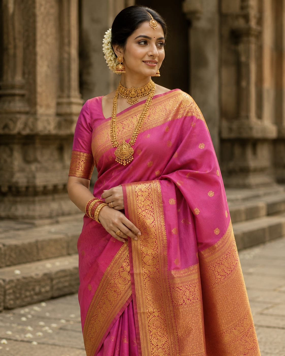 Half Silk Saree