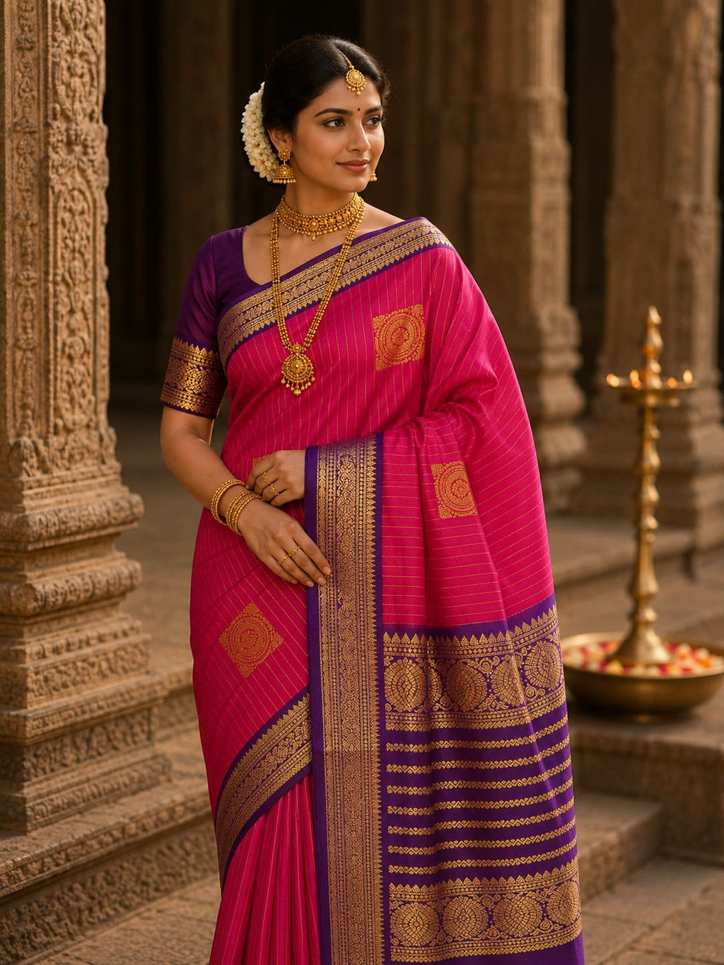 Half Silk Saree