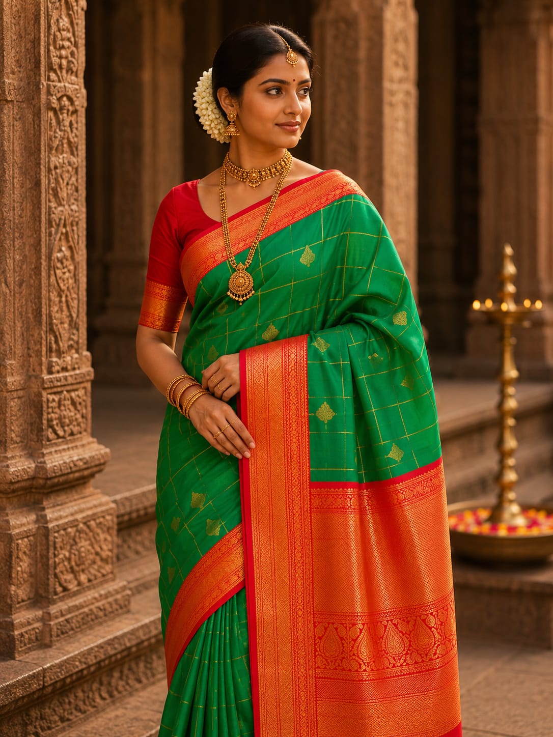 Half Silk Saree