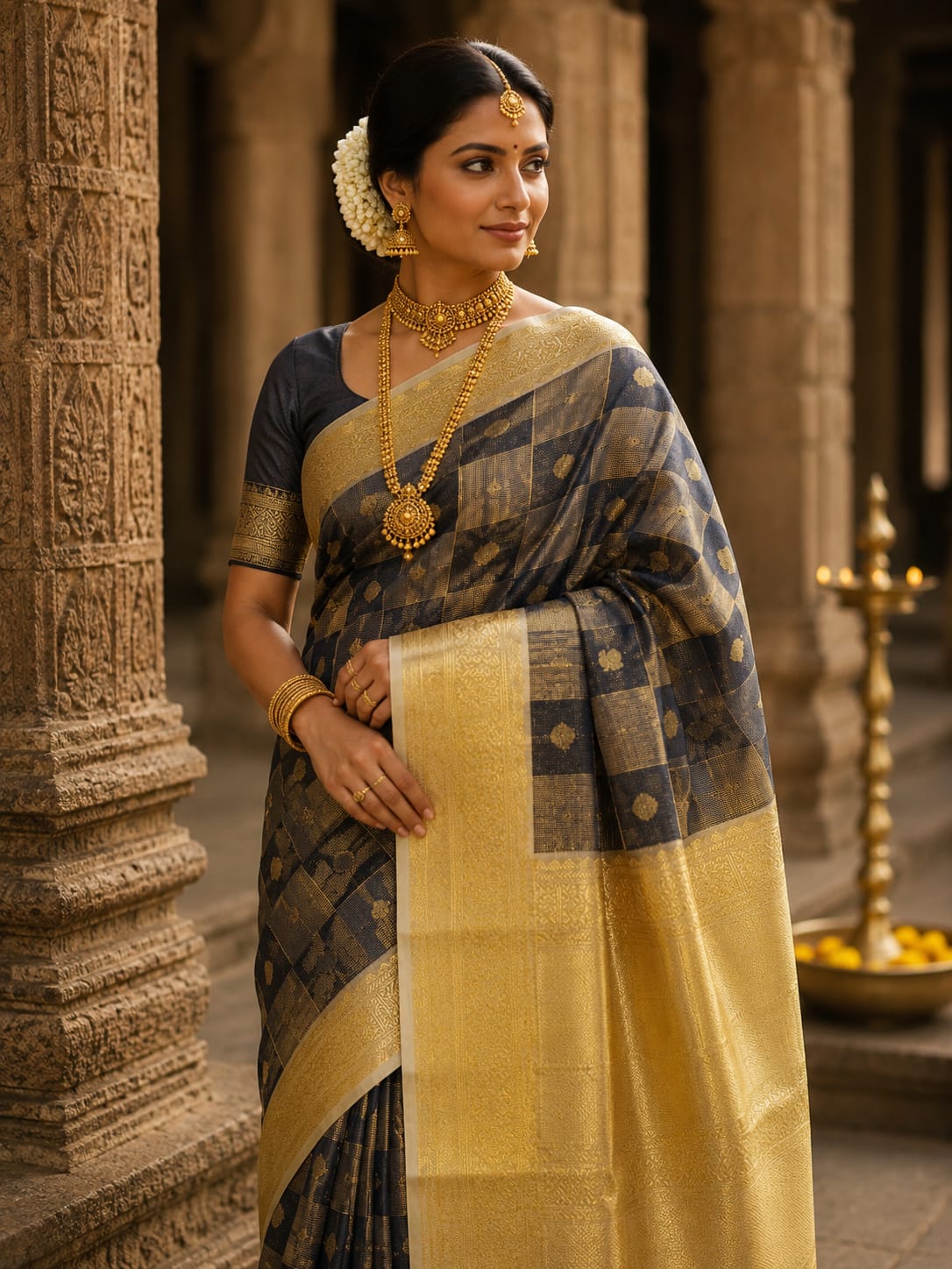 Half Silk Saree