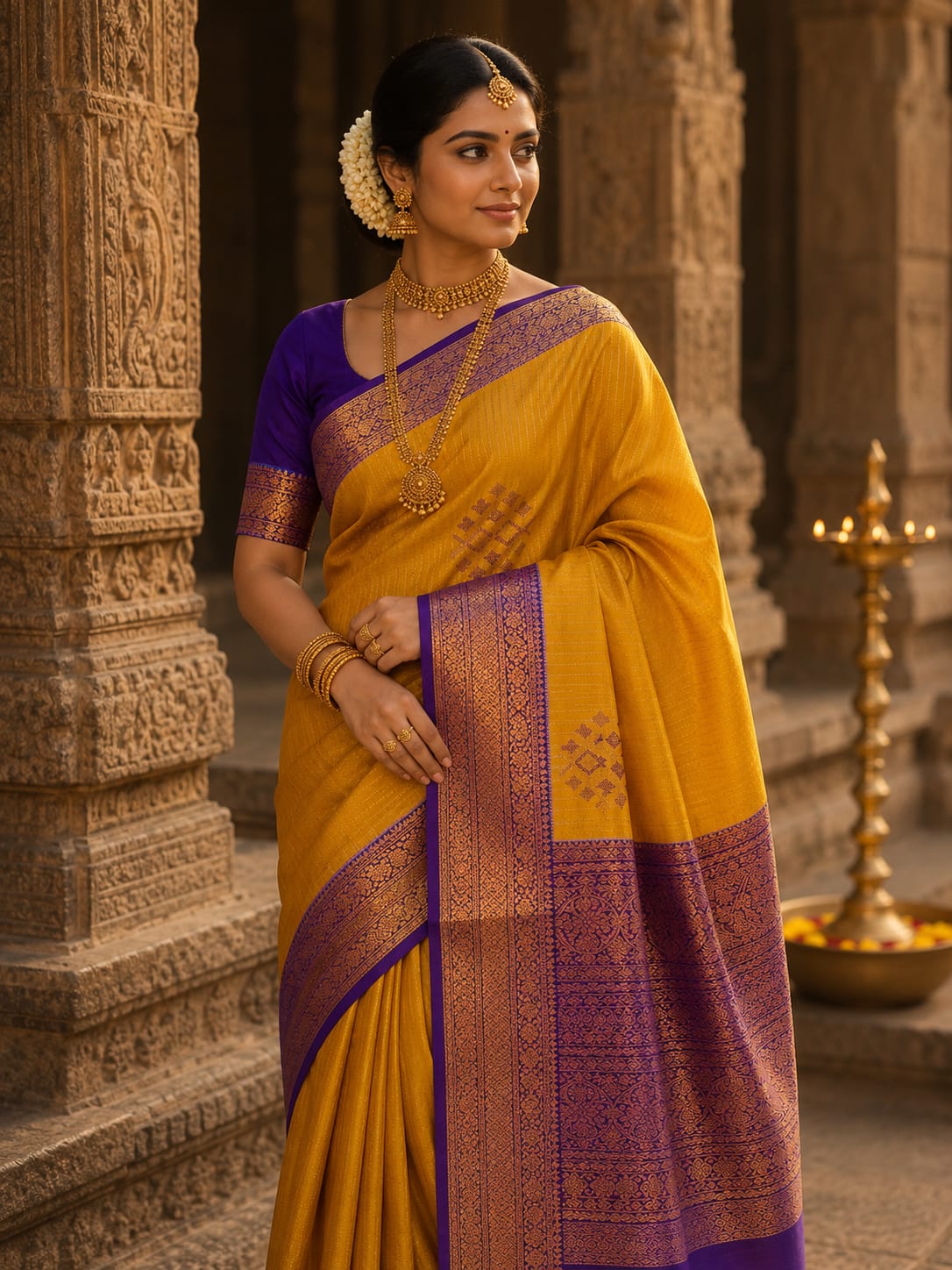 Half Silk Saree