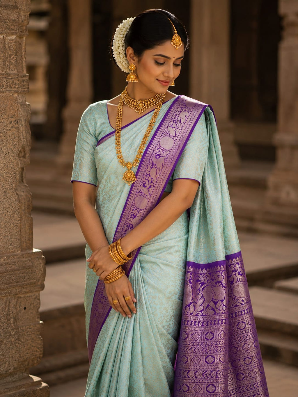 Pure Kanchipuram Silk Saree
