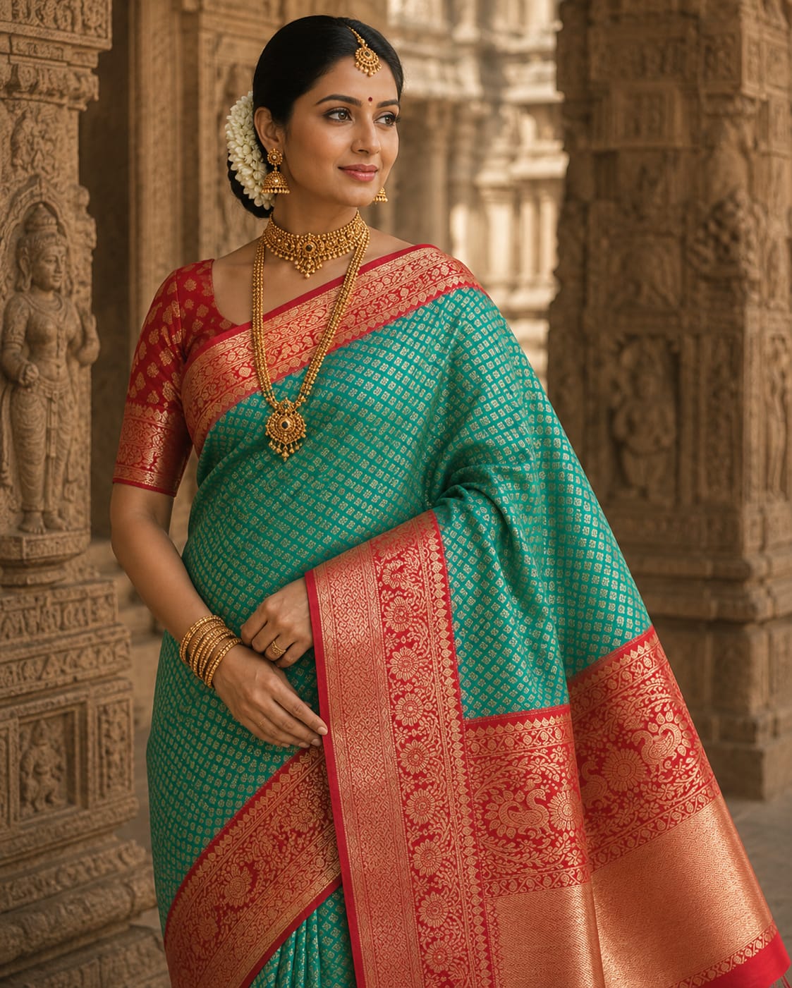 Pure Kanchipuram Silk Saree