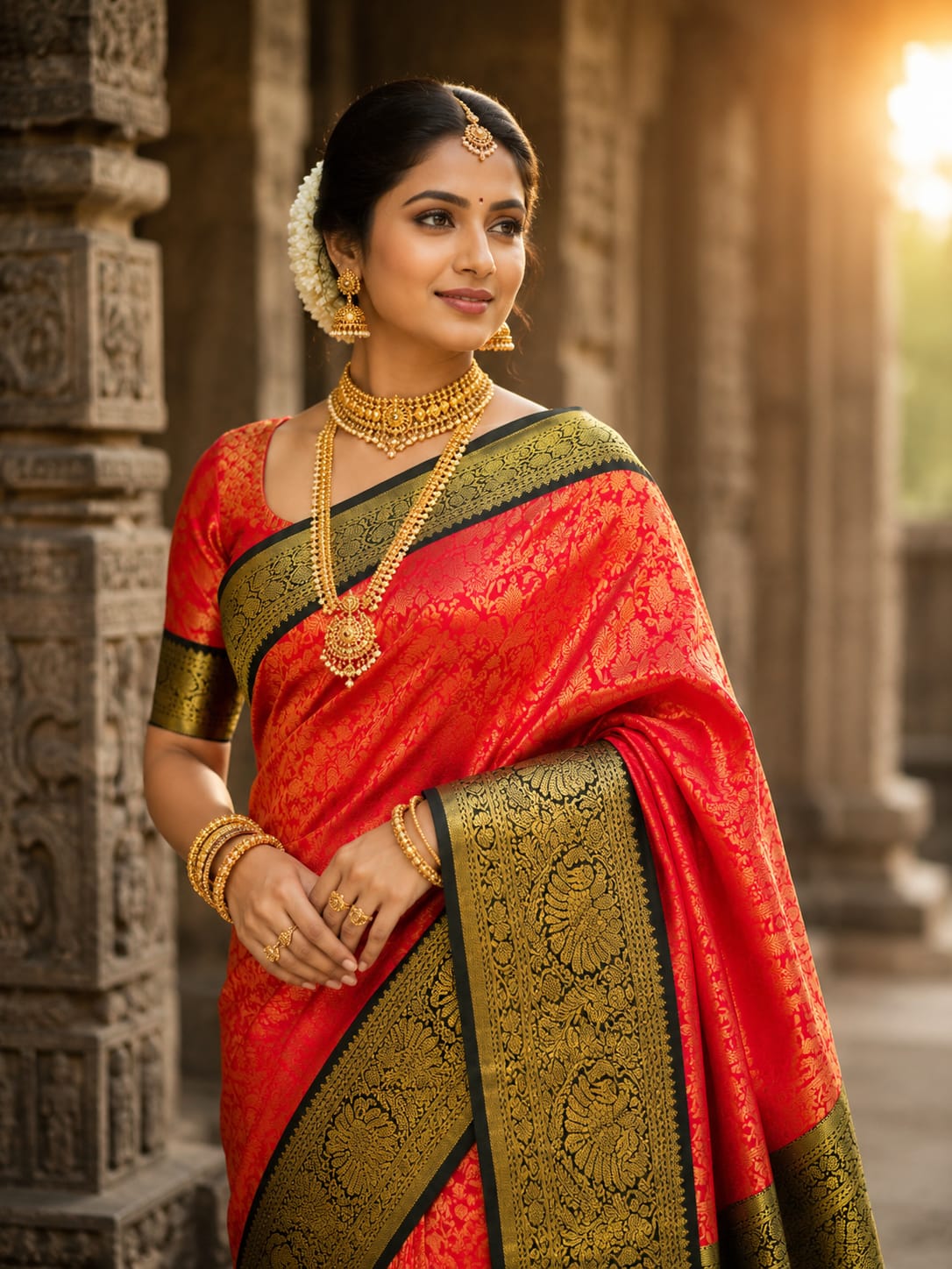 Half Silk Saree