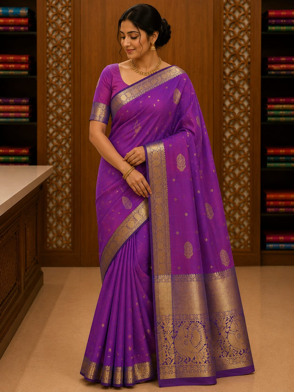 Pure Kanchipuram Silk Saree