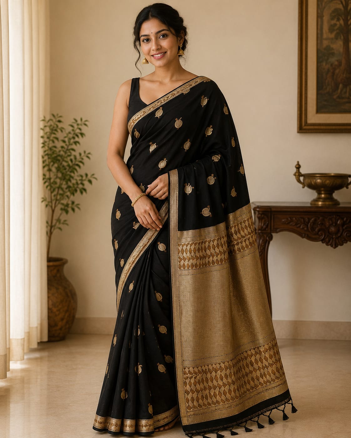 Embroidery Work Sarees