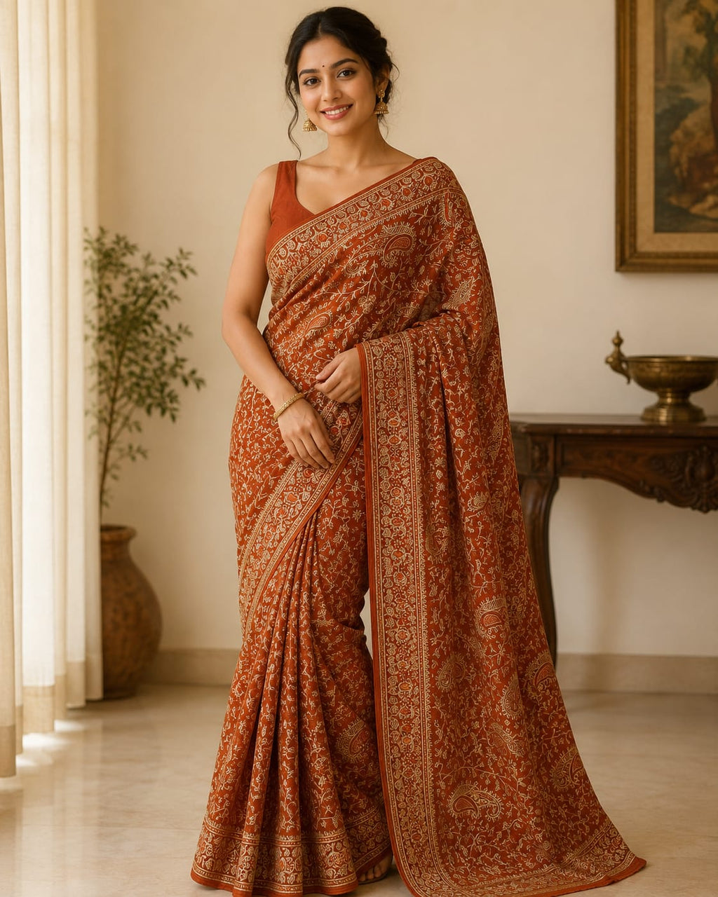 Embroidery Work Sarees