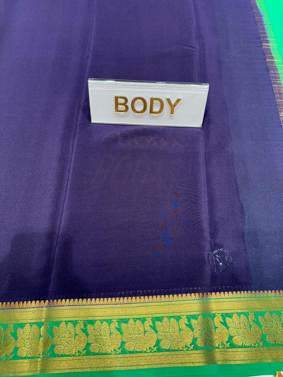 Pure Mysore Silk Saree.