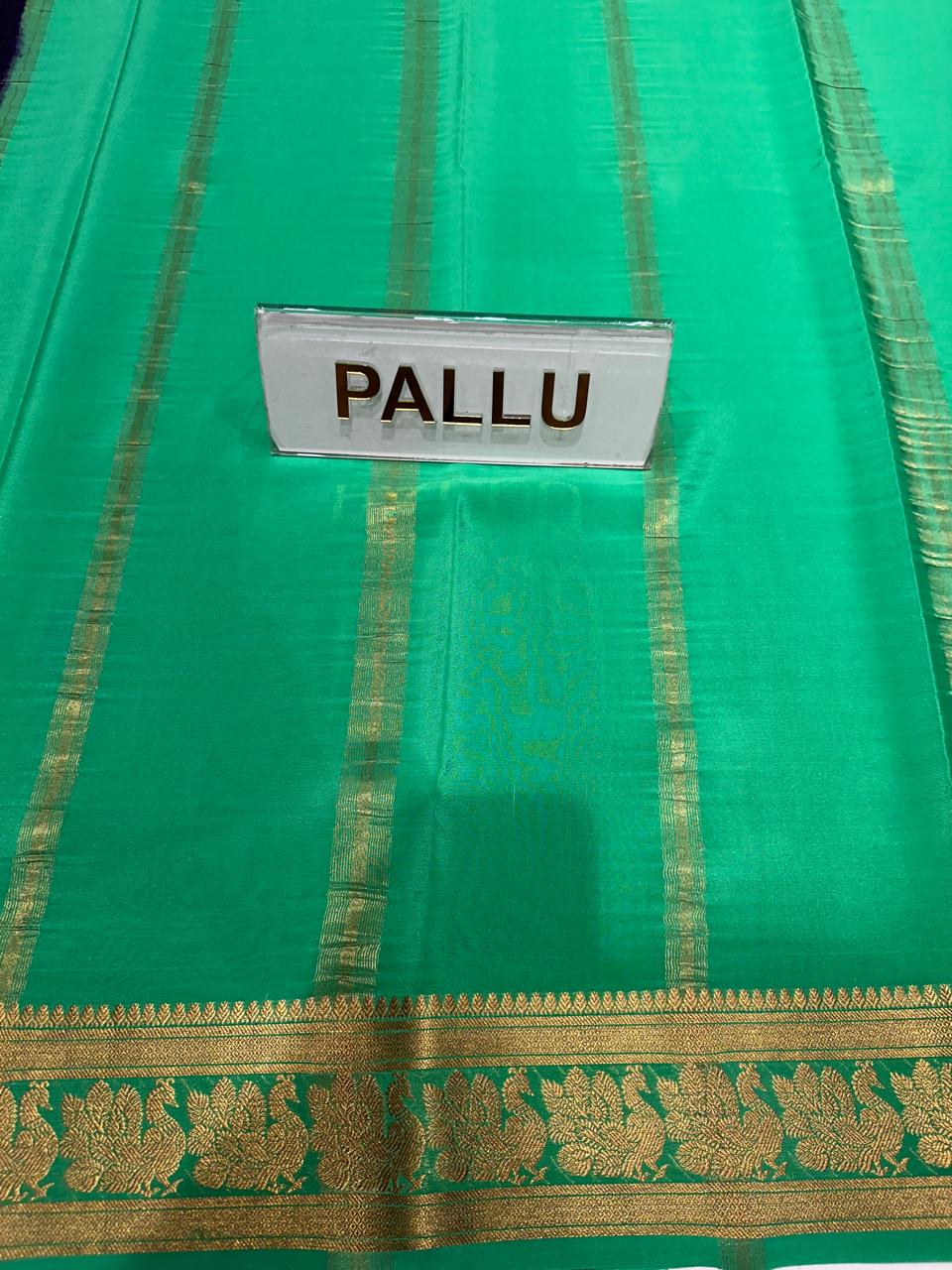 Pure Mysore Silk Saree.