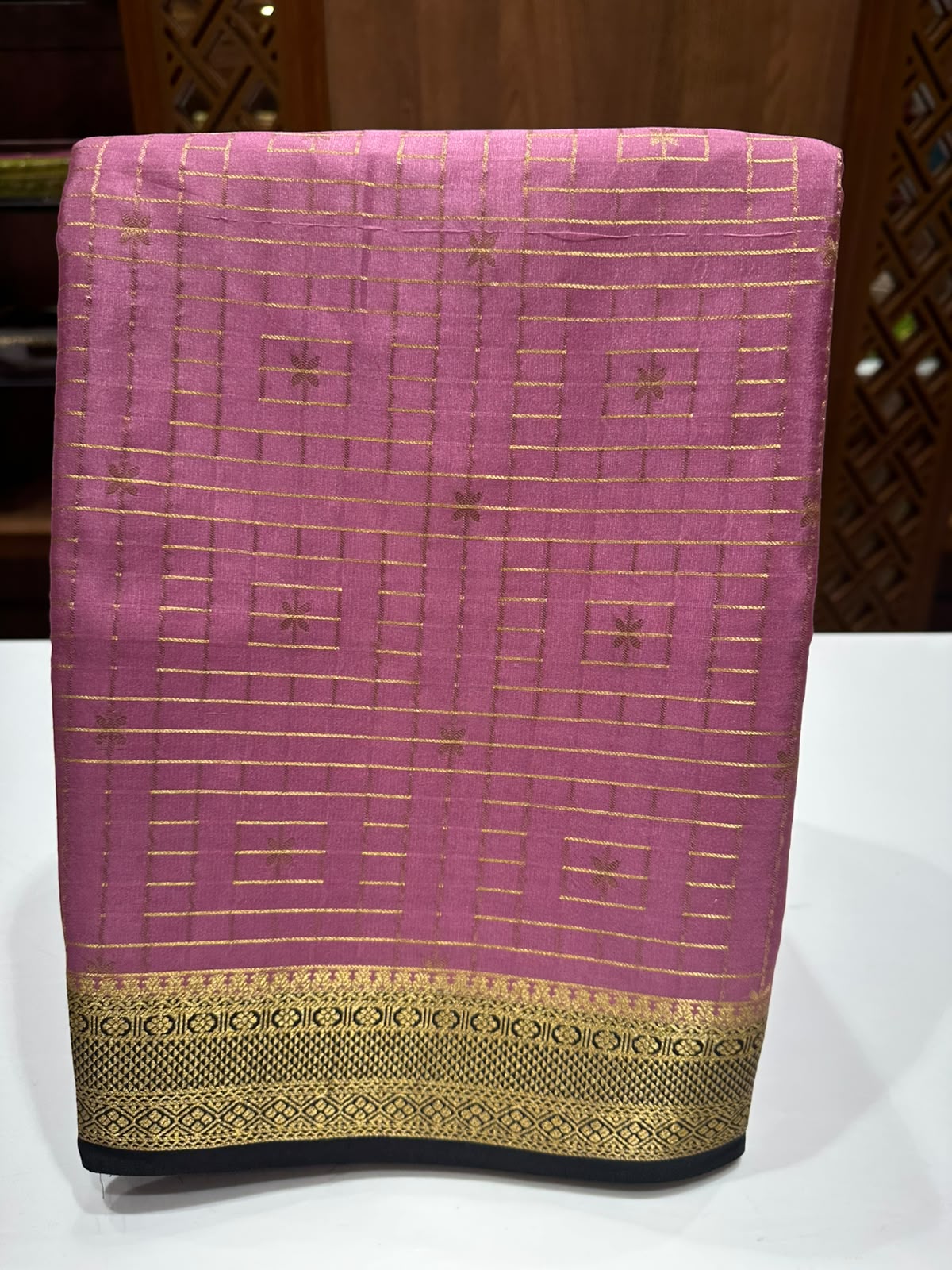 Pure Mysore Silk Saree.