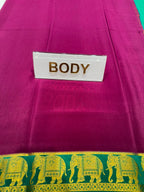 Pure Mysore Silk Saree.