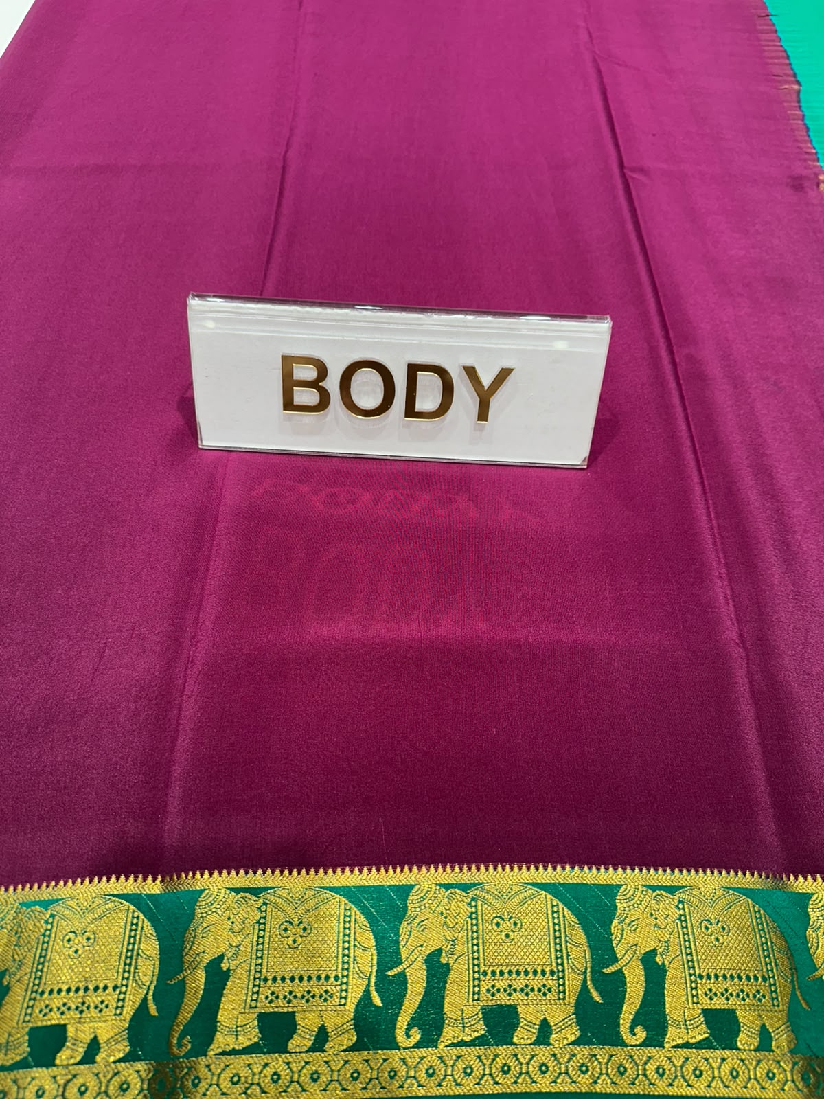 Pure Mysore Silk Saree.