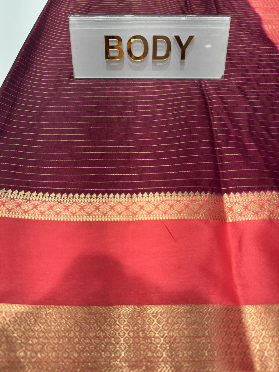 Semi Mysore Silk Saree.