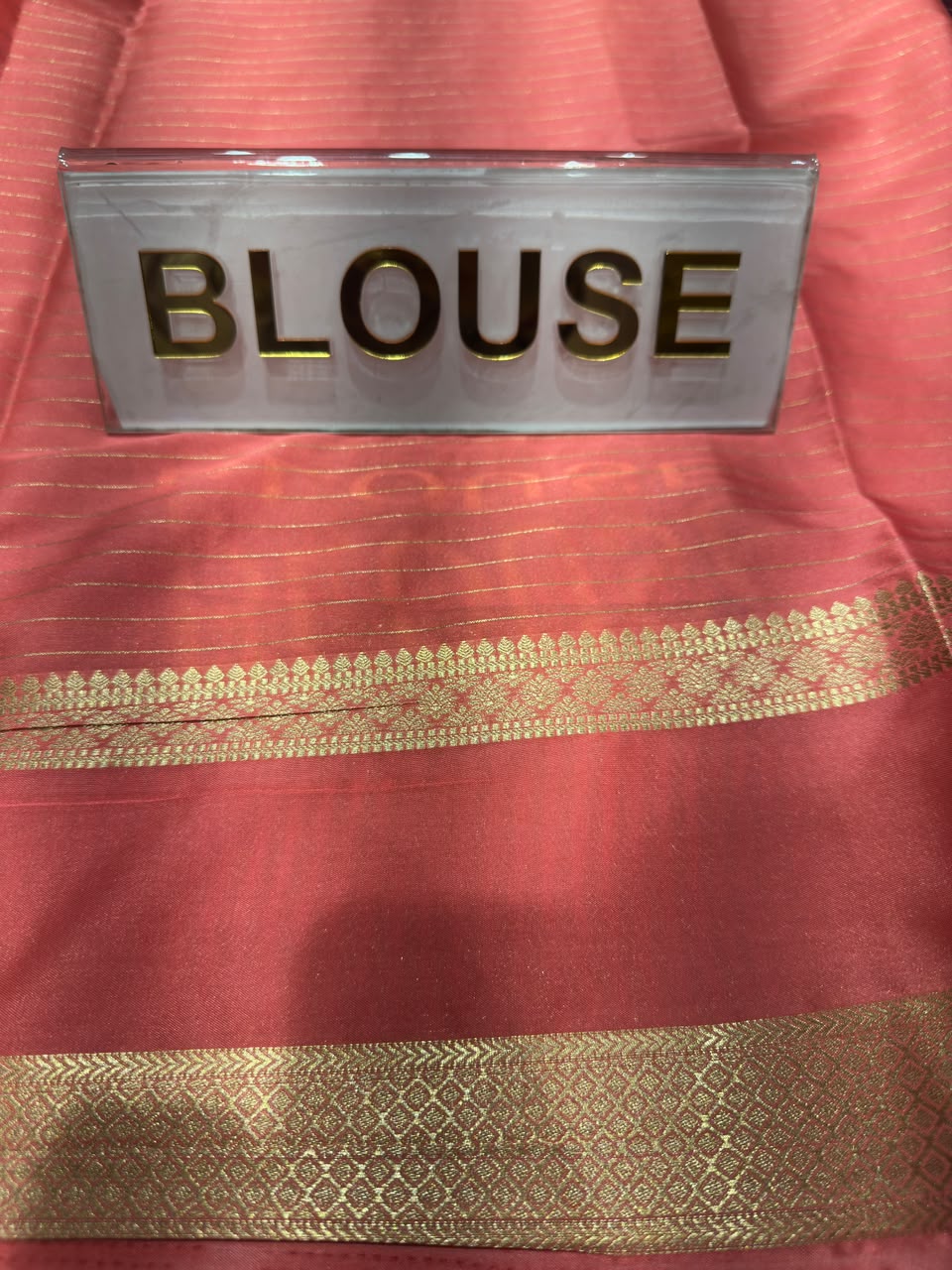 Semi Mysore Silk Saree.