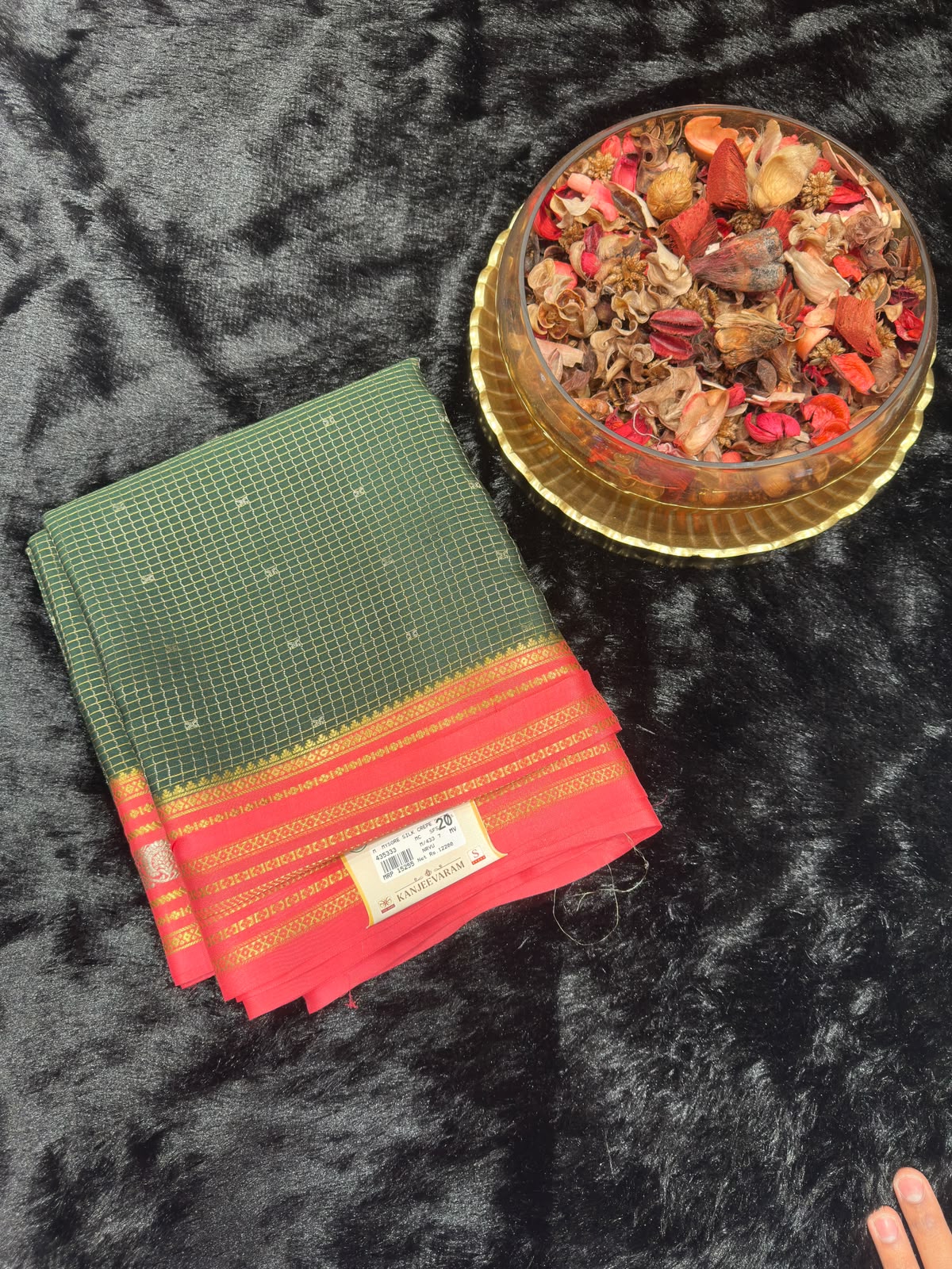 Pure Mysore Silk Saree.