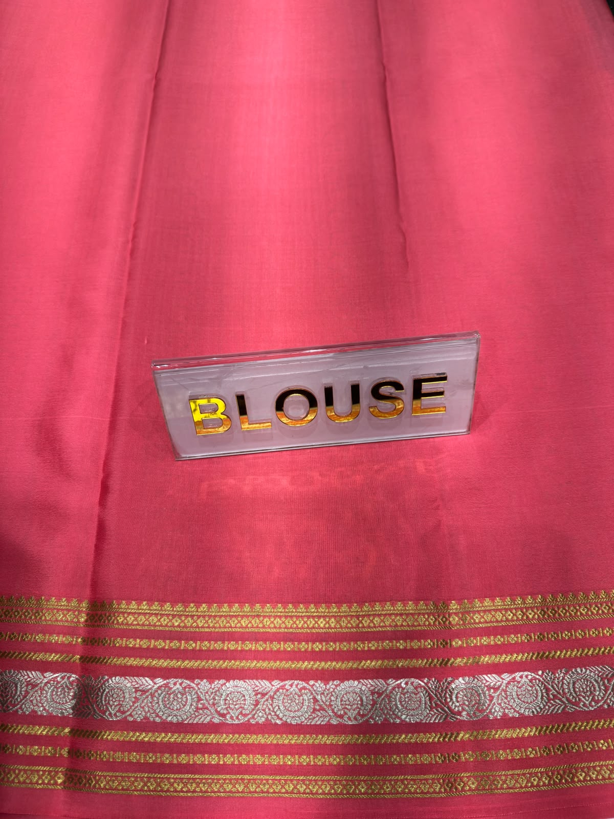Pure Mysore Silk Saree.