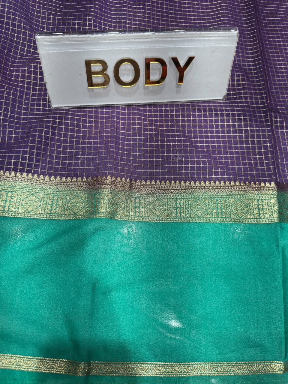 Semi Mysore Silk Saree.