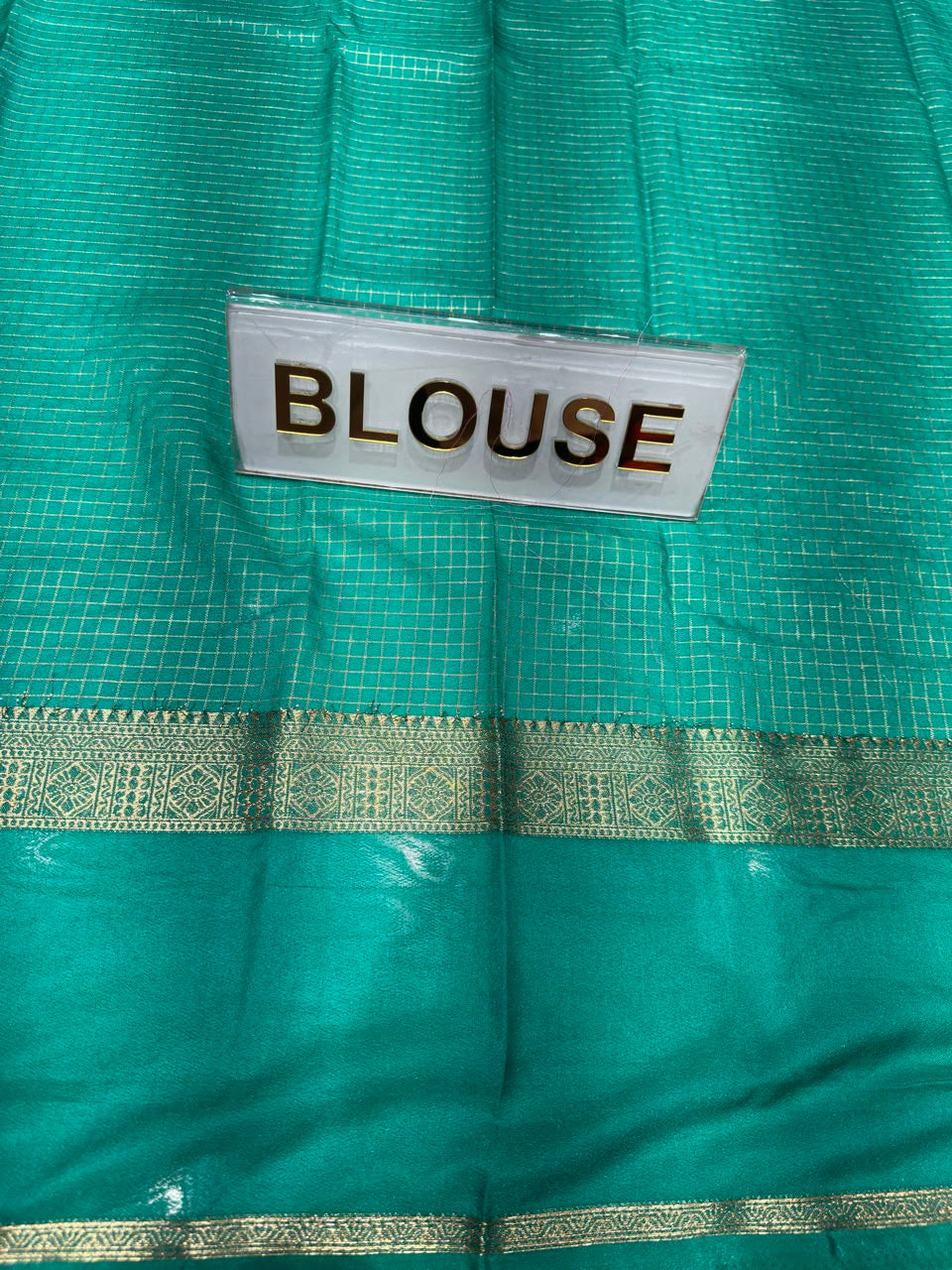 Semi Mysore Silk Saree.