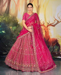 Latest Semi Stitched Netted Lehenga Choli With Dupatta.