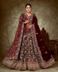 Latest Semi Stitched Velvet Lehenga Choli With Dupatta.