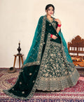 Latest Semi Stitched Velvet Lehenga Choli With Dupatta.