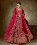 Latest Semi Stitched Velvet Lehenga Choli With Dupatta.
