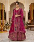Latest Semi Stitched Velvet Lehenga Choli With Dupatta.
