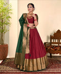 Latest Banarasi Semi Stitched Lehenga Choli With Dupatta