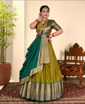 Latest Banarasi Semi Stitched Lehenga Choli With Dupatta