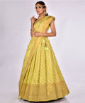 New Semi Stitiched Banarasi Lehenga Choli