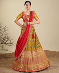 New Semi Stitiched Banarasi Lehenga Choli