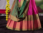 New Semi Stitiched Banarasi Lehenga Choli