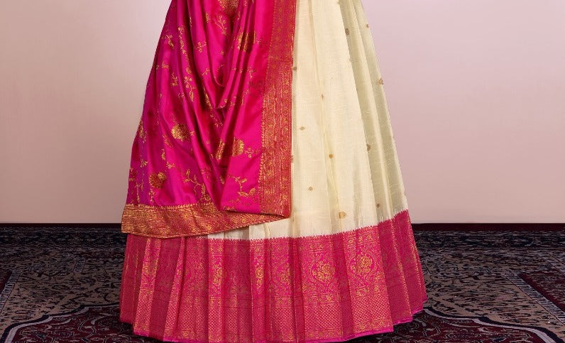 Latest Semi Stitched Lehenga Choli With Dupatta.