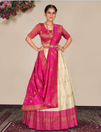 Latest Semi Stitched Lehenga Choli With Dupatta.