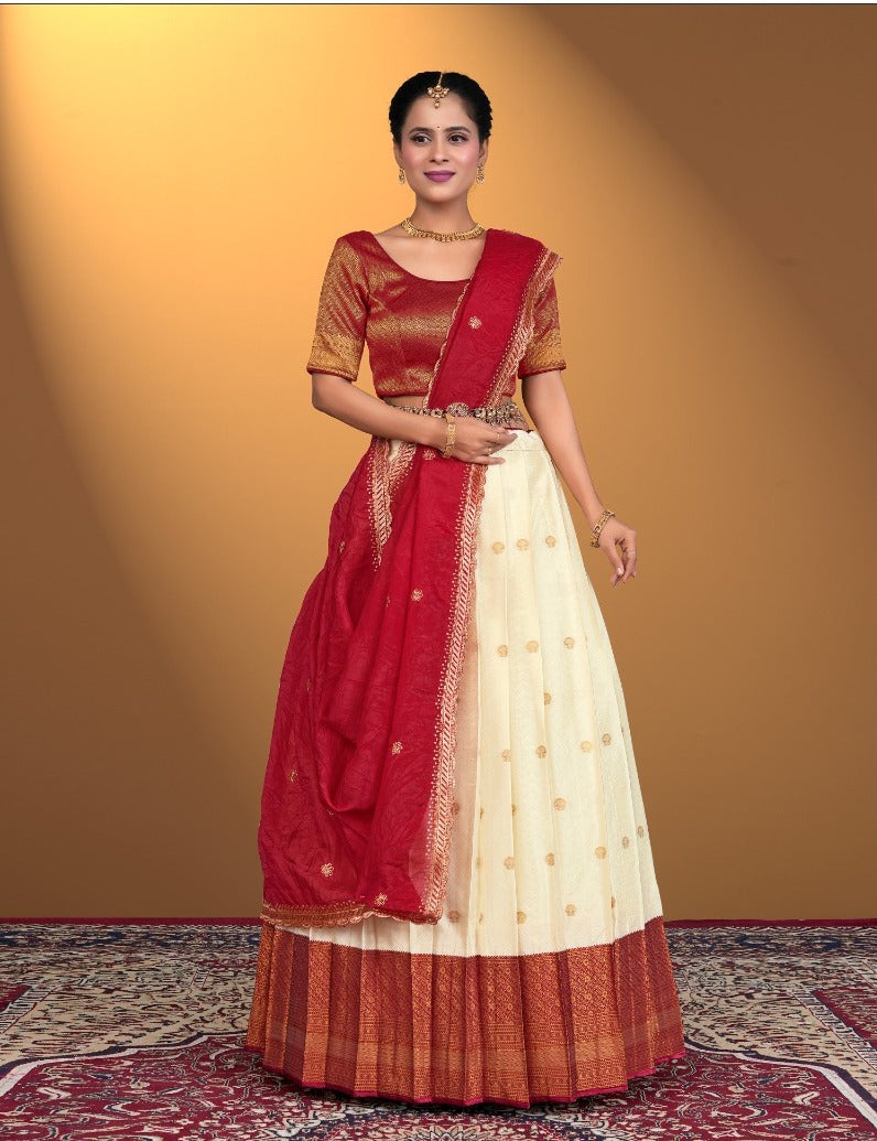 Latest Semi Stitched Lehenga Choli With Dupatta.
