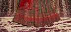 New Semi Stitiched Velvet Bridal Lehenga Choli