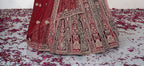 New Semi Stitiched Velvet Bridal Lehenga Choli
