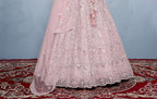 New Semi Stitiched Netted Lehenga Choli