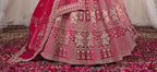 New Semi Stitiched Velvet Bridal Lehenga Choli
