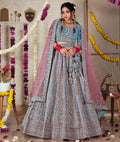 New Semi Stitiched Velvet Bridal Lehenga Choli