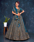 Latest Semi Stitched Lehenga Choli With Dupatta.