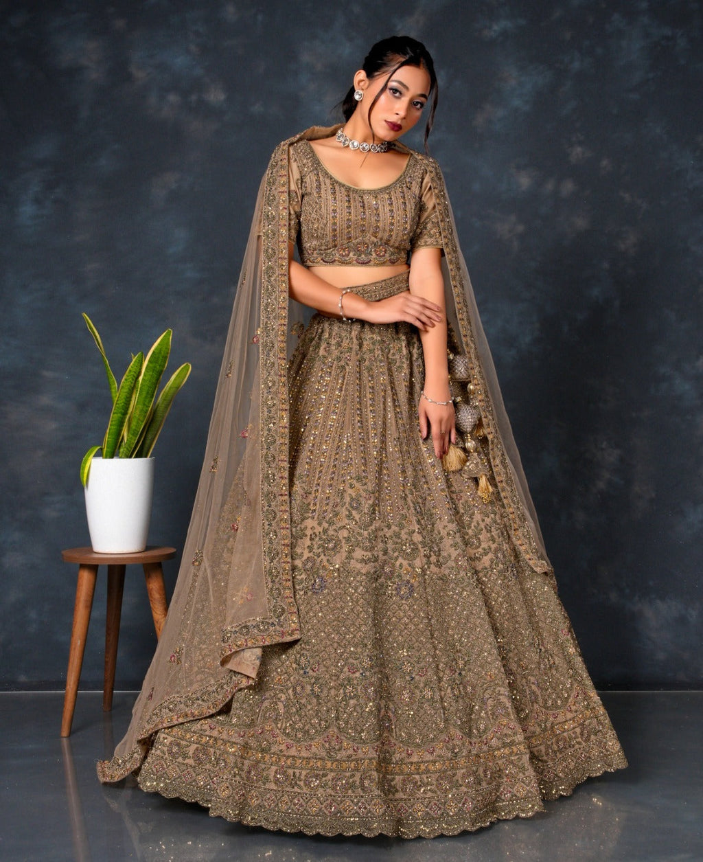 Latest Semi Stitched Lehenga Choli With Dupatta.