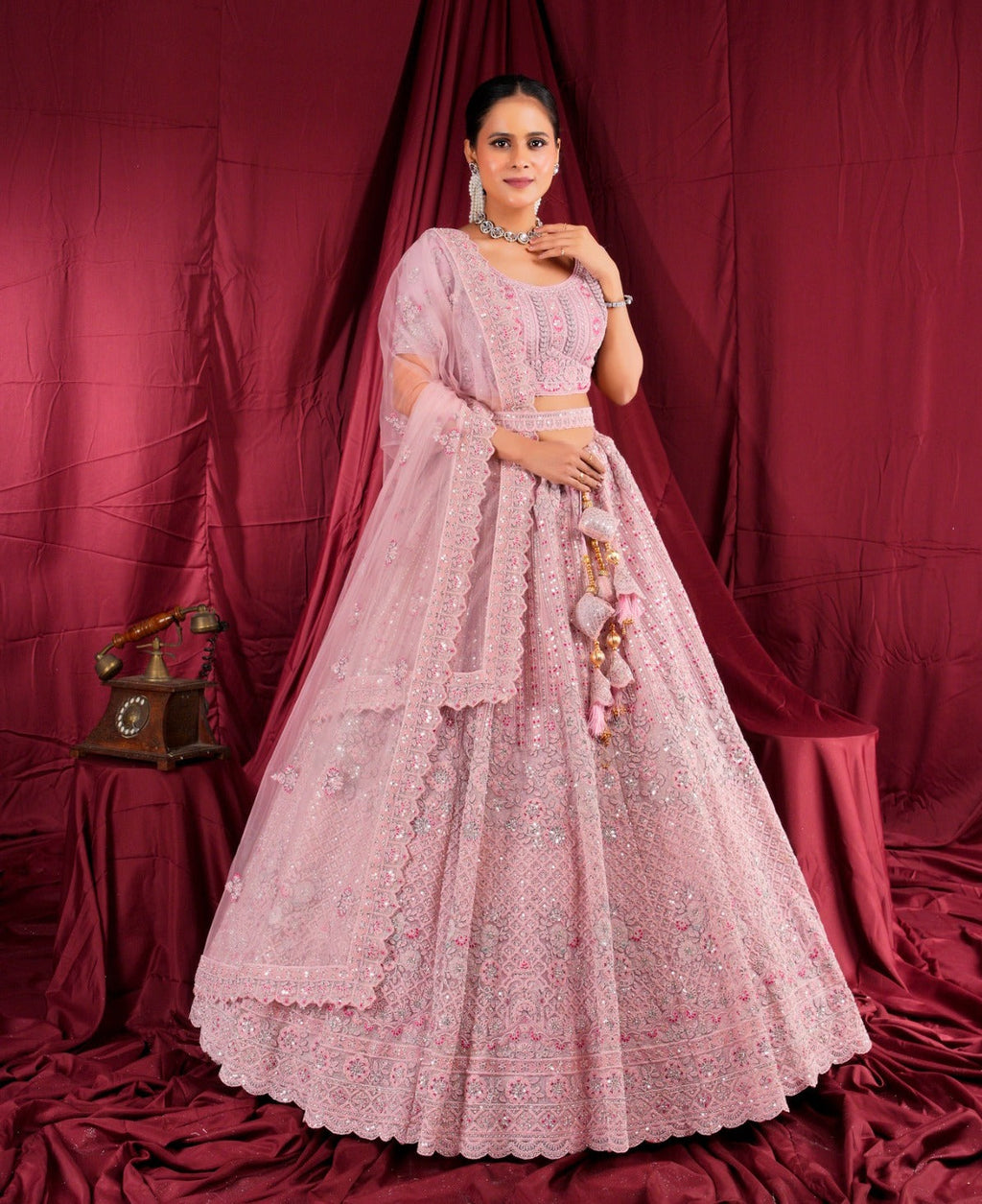 Latest Semi Stitched Lehenga Choli With Dupatta.