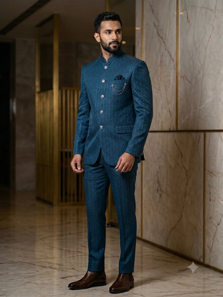 Traditional Men's Classic Jodhpuri Suit