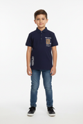Berlin Polo Navy Front