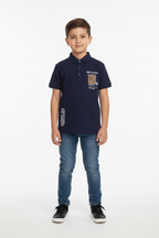 Berlin Polo Navy Front