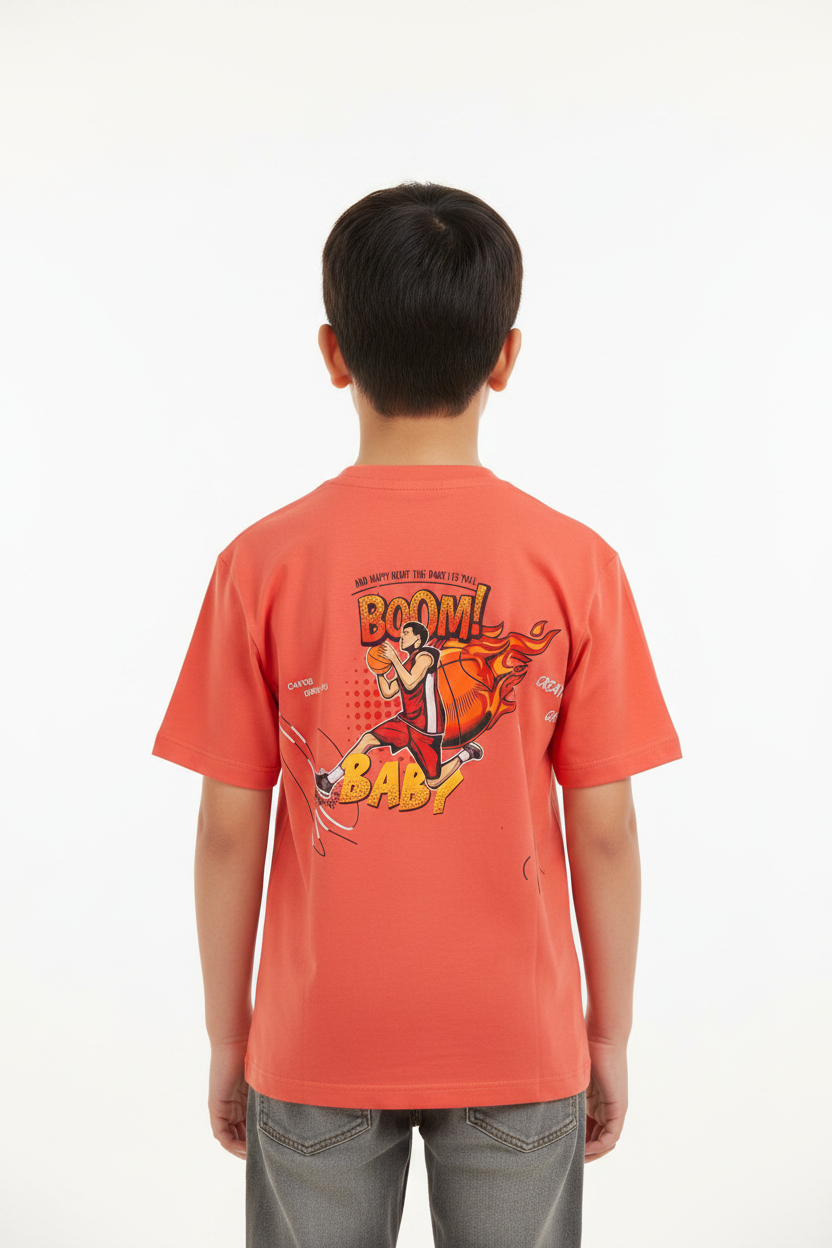 Boom Baby Tee Back Clear