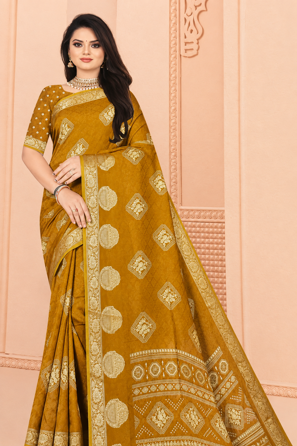 Synthetic Silk Saree.